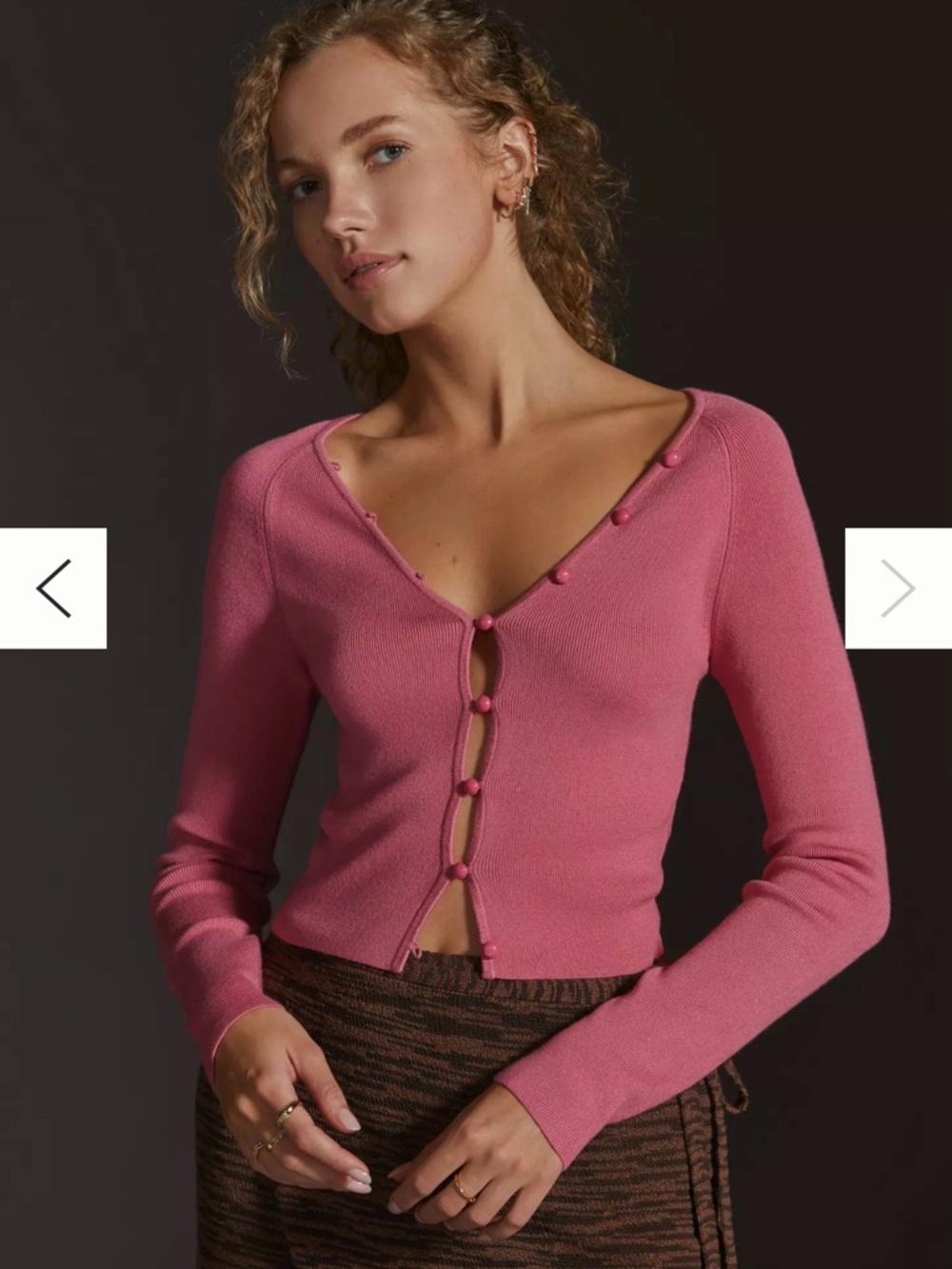 Anthropologie - Maeve Isabella Cropped Cardigan Sweater - S